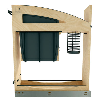 Rev-A-Shelf Knife Pullout Organizer with Soft-Close for 9" Base Cabinets