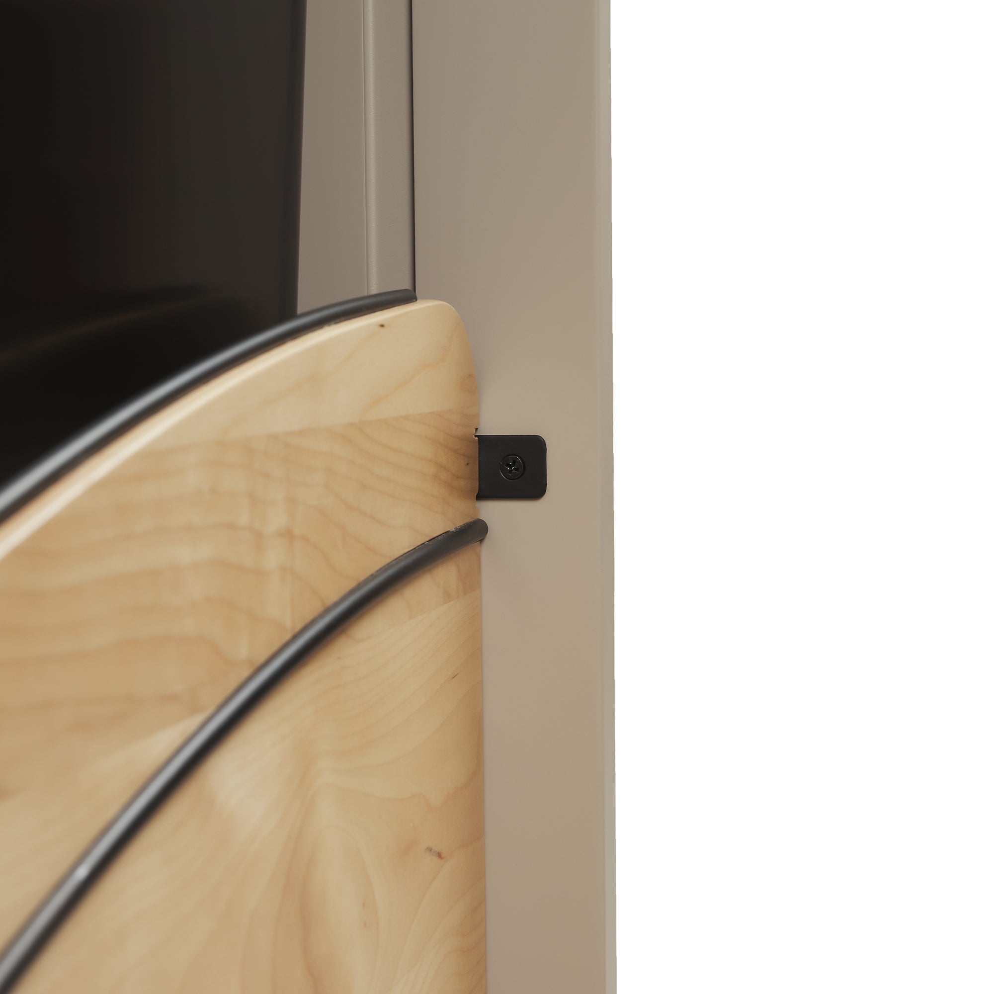 Rev-A-Shelf Maple Wood Pullout Waste Container, Soft-Close, 35 qt, Black - VMInnovations