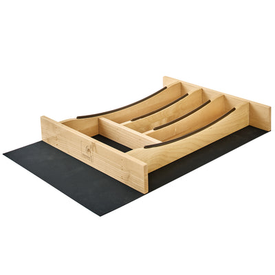 Rev-A-Shelf Craftsman Solid Maple Cutlery Drawer Insert, 13-1/4" x 19-1/2" - VMInnovations