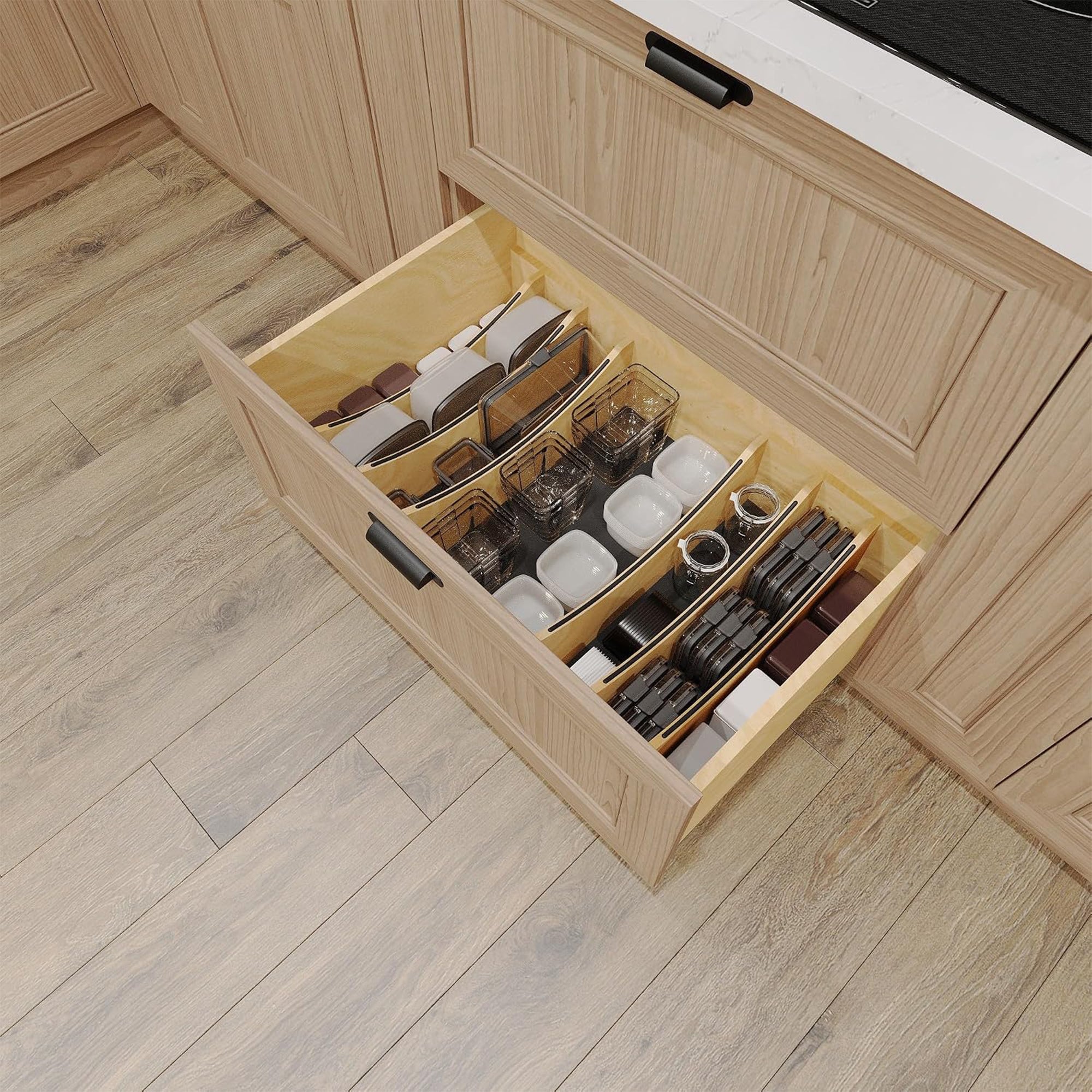 Rev-A-Shelf Deep Drawer Divider Insert for 33”-36” Base Cabinet Drawers