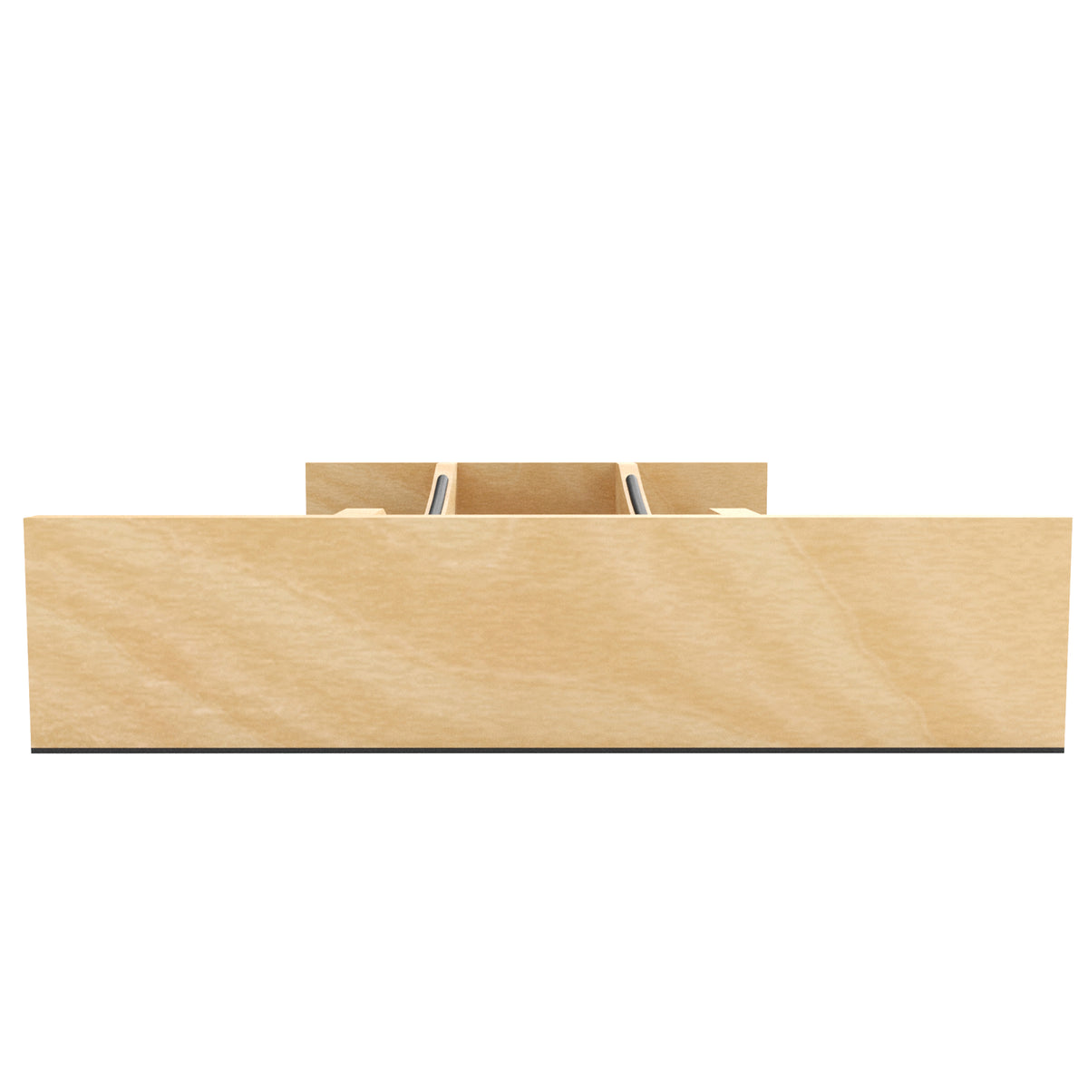 Rev-A-Shelf Utensil Insert, Black Accents, Maple, 10.24 in., 4WUTCC-15MB-1