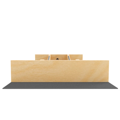 Rev-A-Shelf Utensil Insert, Black Accents, Maple, 10.24 in., 4WUTCC-15MB-1