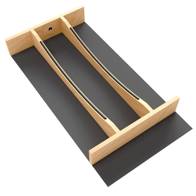 Rev-A-Shelf Utensil Insert, Black Accents, Maple, 10.24 in., 4WUTCC-15MB-1