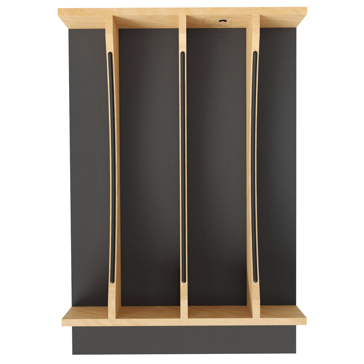 Rev-A-Shelf Utensil Insert, Black Accents, Maple, 13.23 in., 4WUTCC-18MB-1