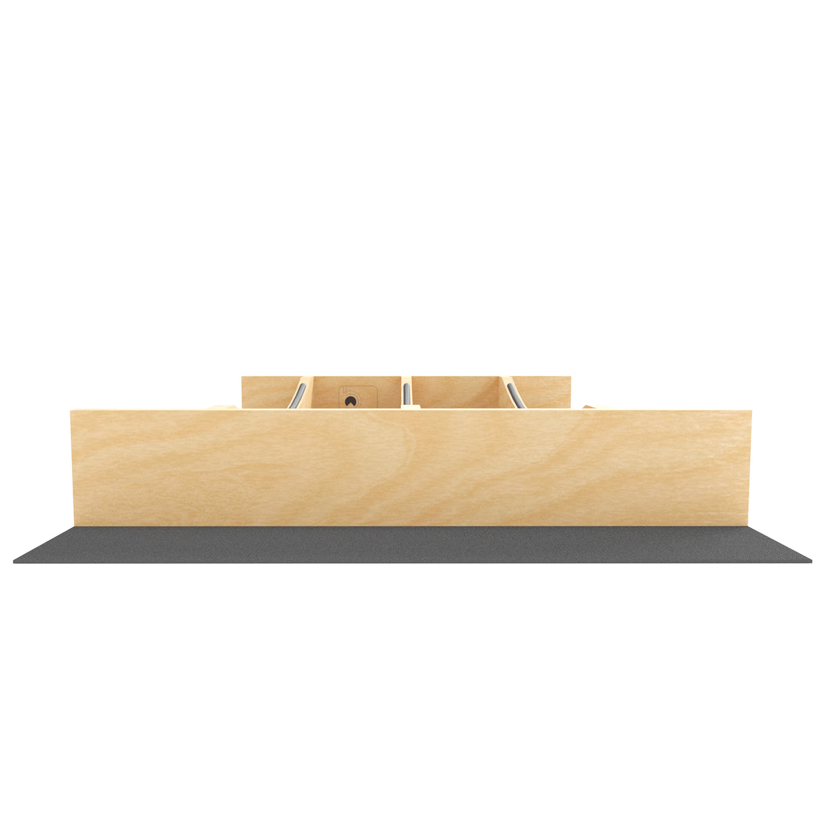 Rev-A-Shelf Utensil Insert, Black Accents, Maple, 13.23 in., 4WUTCC-18MB-1