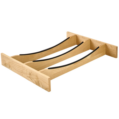 Rev-A-Shelf Utensil Insert, Black Accents, Maple, 13.23 in., 4WUTCC-18MB-1