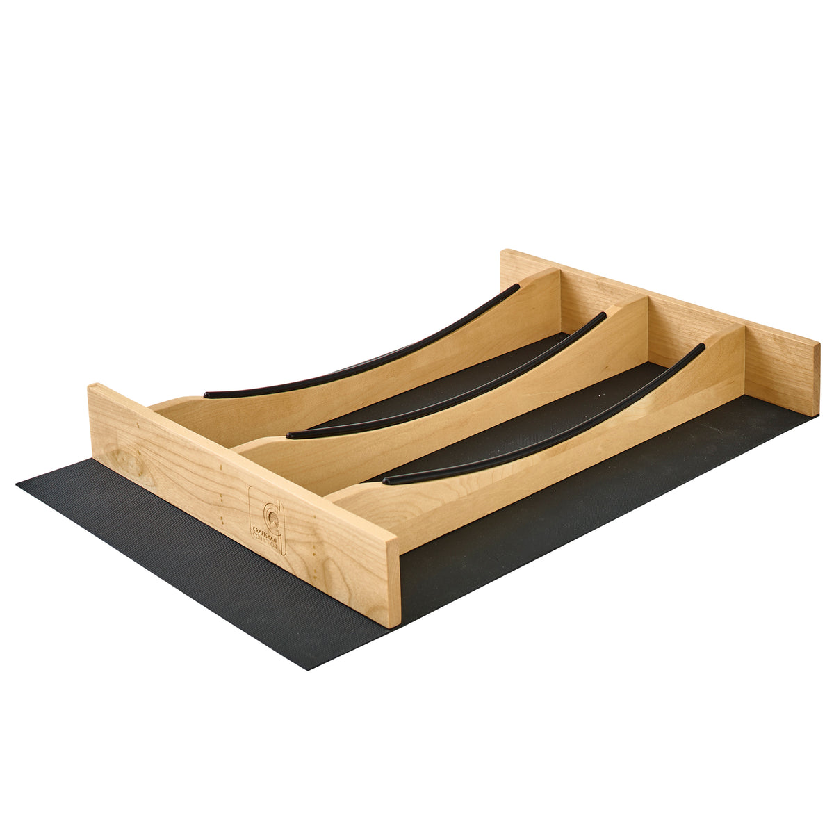 Rev-A-Shelf Utensil Insert, Black Accents, Maple, 13.23 in., 4WUTCC-18MB-1