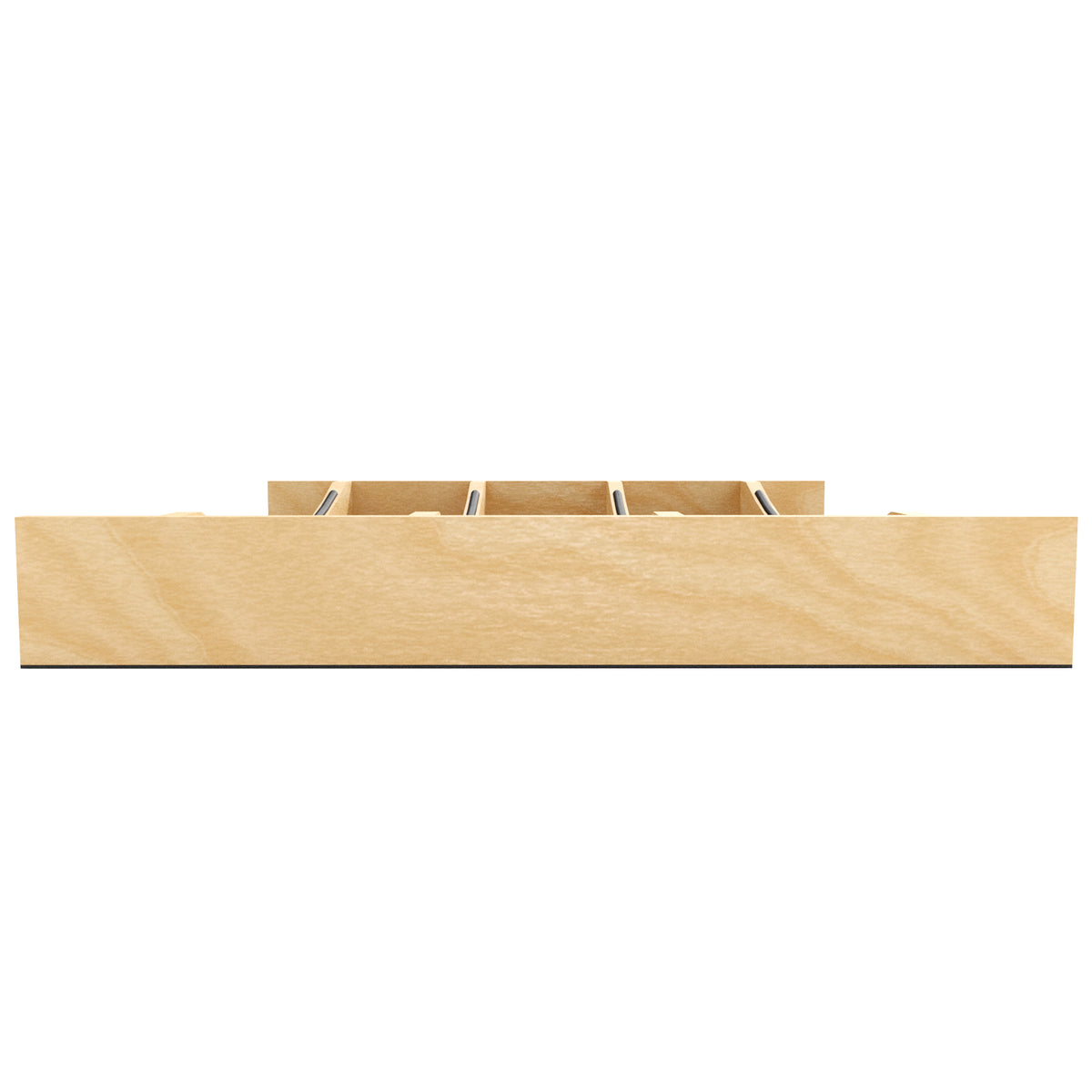 Rev-A-Shelf Utensil Insert, Black Accents, Maple, 16.22 in., 4WUTCC-21MB-1