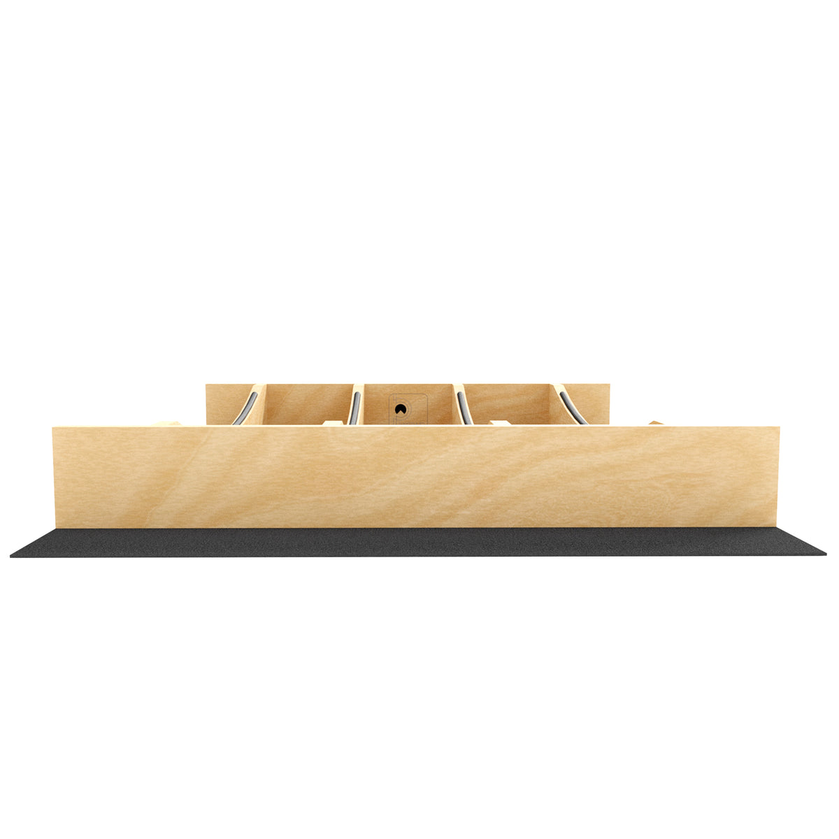 Rev-A-Shelf Utensil Insert, Black Accents, Maple, 16.22 in., 4WUTCC-21MB-1