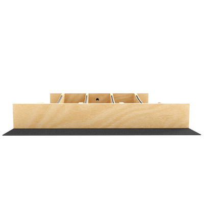 Rev-A-Shelf Utensil Insert, Black Accents, Maple, 16.22 in., 4WUTCC-21MB-1