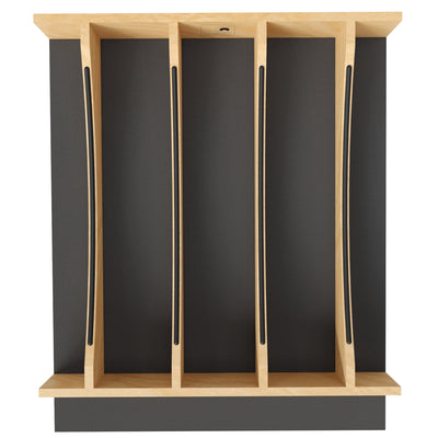 Rev-A-Shelf Utensil Insert, Black Accents, Maple, 16.22 in., 4WUTCC-21MB-1