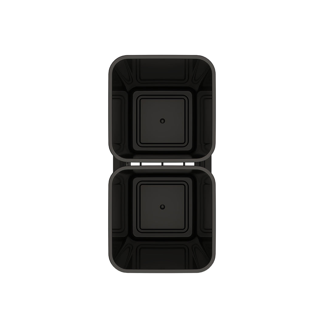 Rev-A-Shelf Double Pullout 27 qt. Kitchen Trash Can, Soft-Close, 5349-1527DM-218