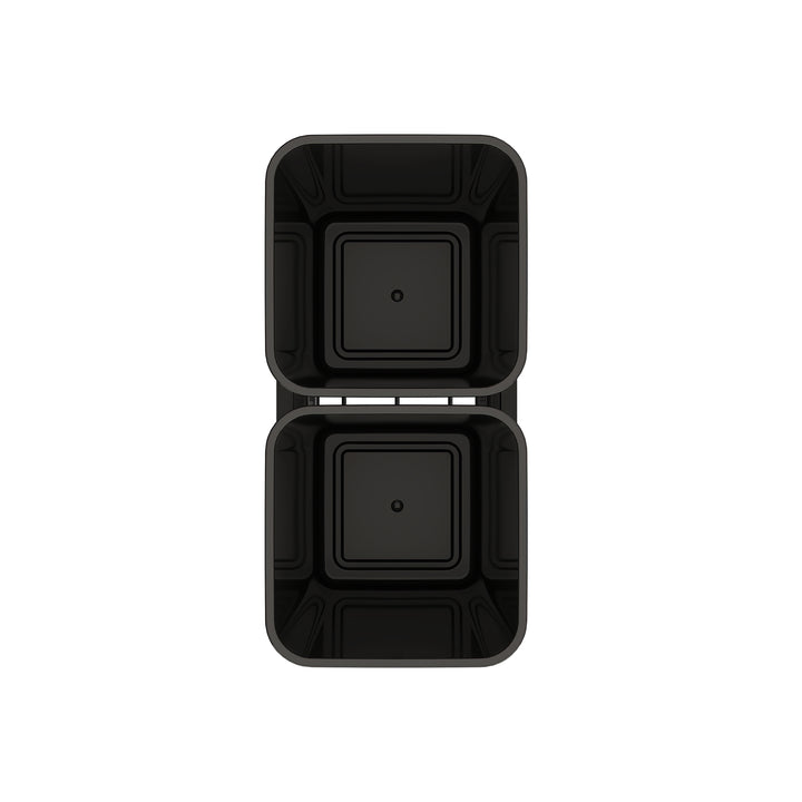 Rev-A-Shelf Double Pullout 27 qt. Kitchen Trash Can, Soft-Close, 5349-1527DM-218