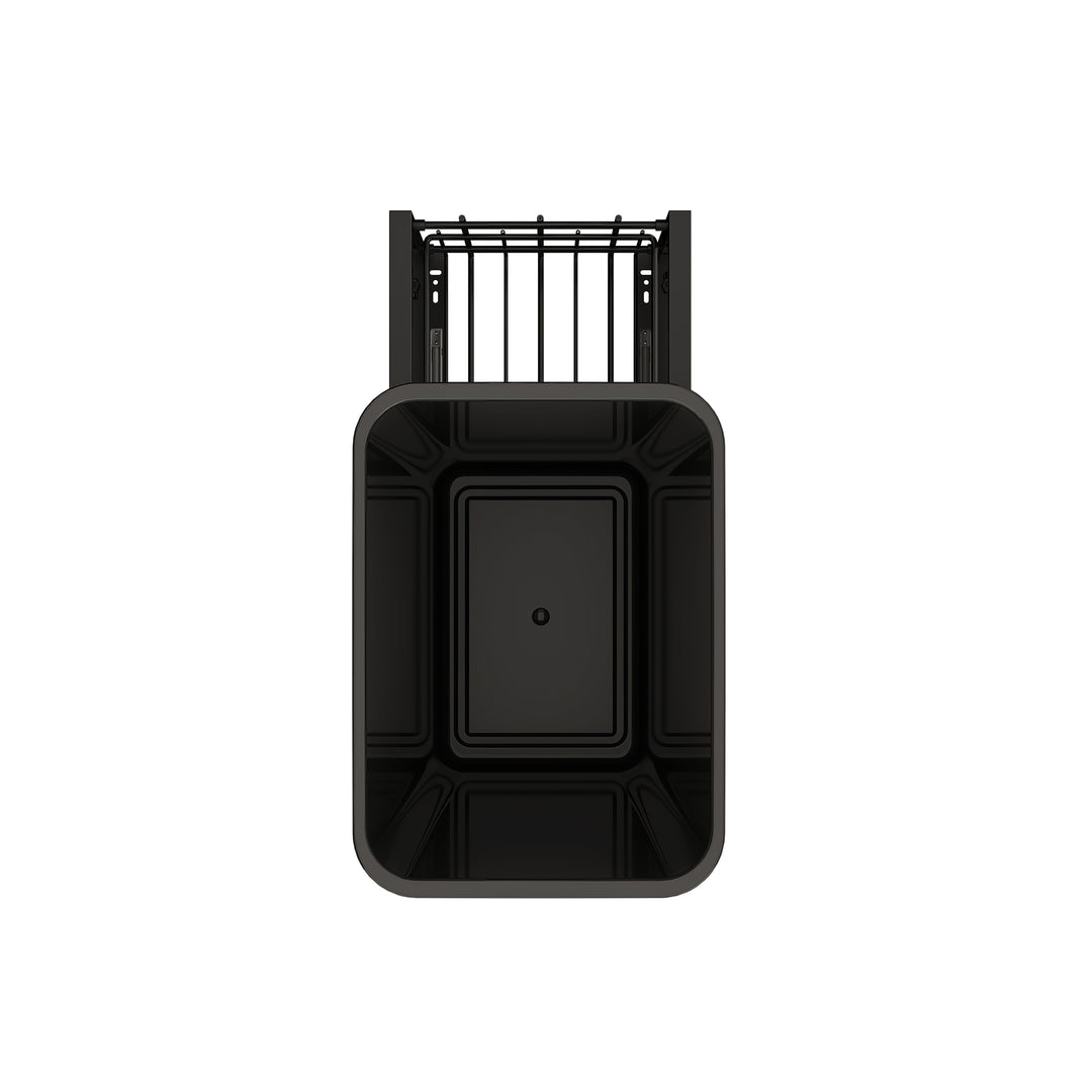 Rev-A-Shelf Single Pullout 50 qt. Kitchen Trash Can, Soft-Close, 5349-1550DM-118