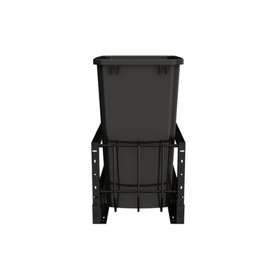 Rev-A-Shelf Single Pullout 35 qt. Kitchen Trash Can, Soft-Close, 5349-15DM18-118 - VMInnovations