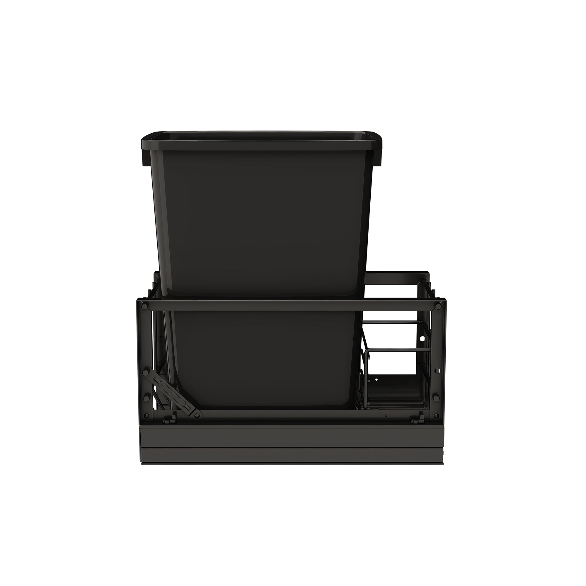 Rev-A-Shelf Single Pullout 35 qt. Kitchen Trash Can, Soft-Close, 5349-15DM18-118 - VMInnovations