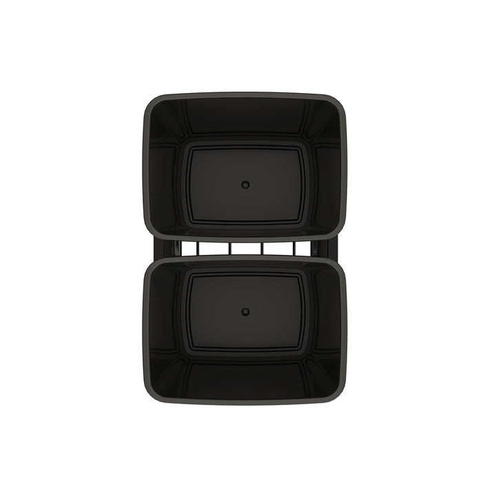 Rev-A-Shelf Double Pullout 35 qt. Kitchen Trash Can w/ Soft-Close, 5349-18DM-218