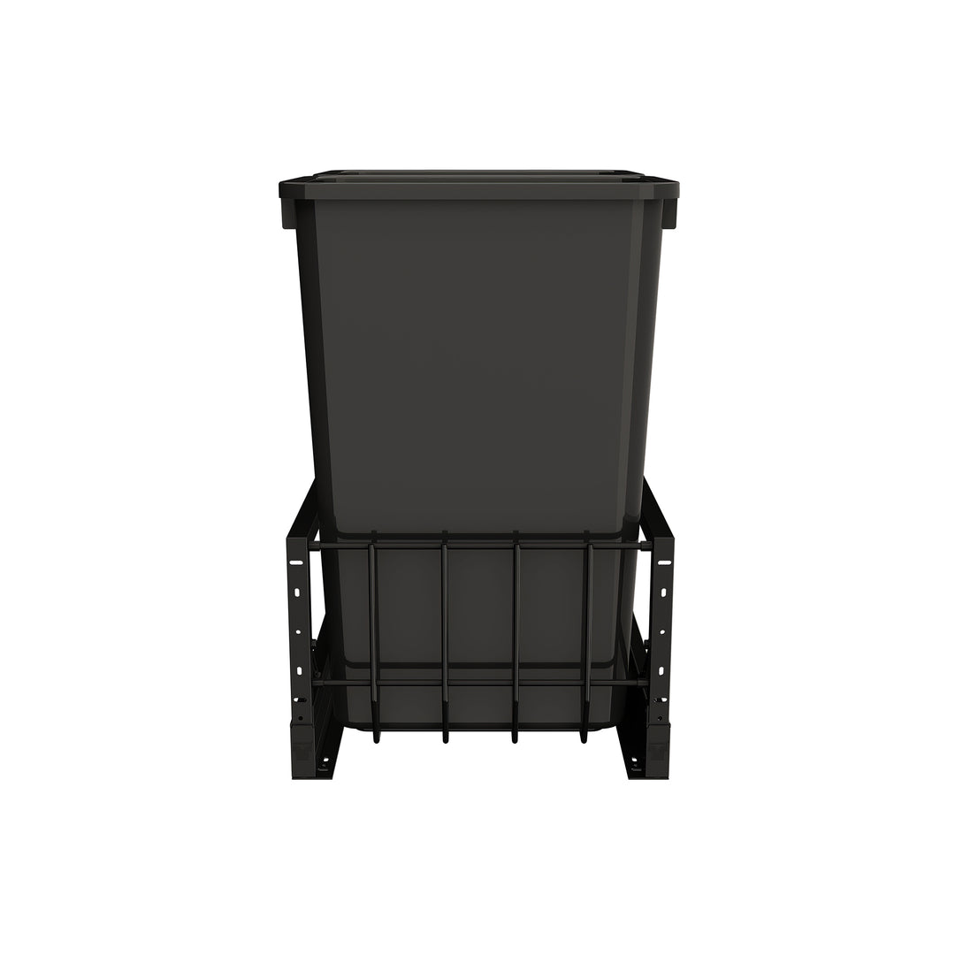 Rev-A-Shelf Double Pullout 50 qt. Kitchen Trash Can, Soft-Close, 5349-2150DM-218