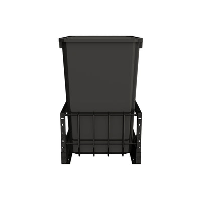 Rev-A-Shelf Double Pullout 50 qt. Kitchen Trash Can, Soft-Close, 5349-2150DM-218