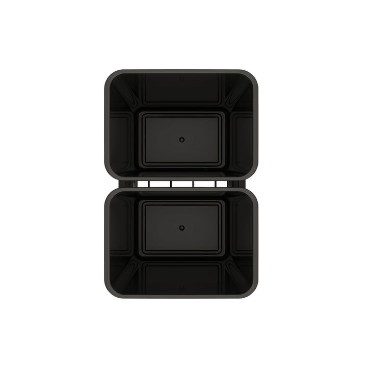 Rev-A-Shelf Double Pullout 50 qt. Kitchen Trash Can, Soft-Close, 5349-2150DM-218