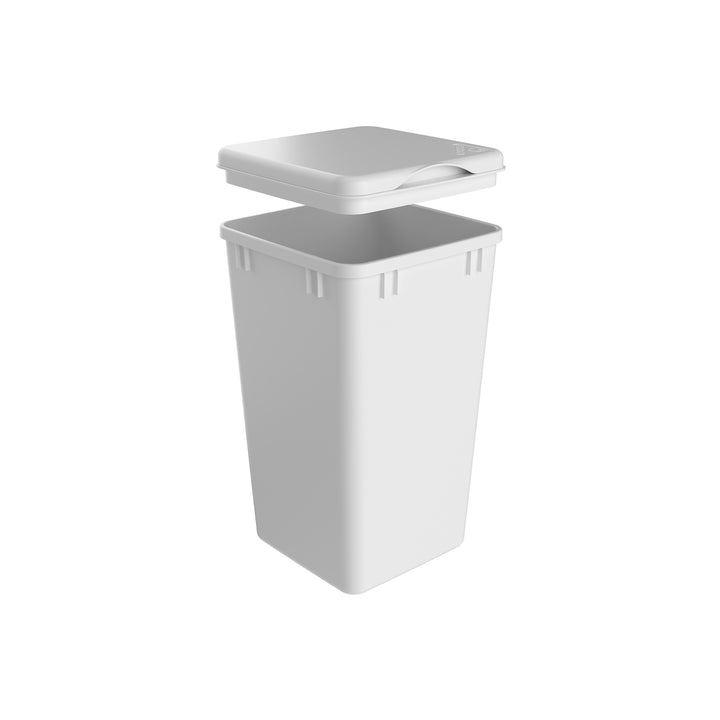 Rev-A-Shelf 27 qt. Trash Can Replacement Lid, White (Lid Only), RV-1024-LID-1-40 - VMInnovations
