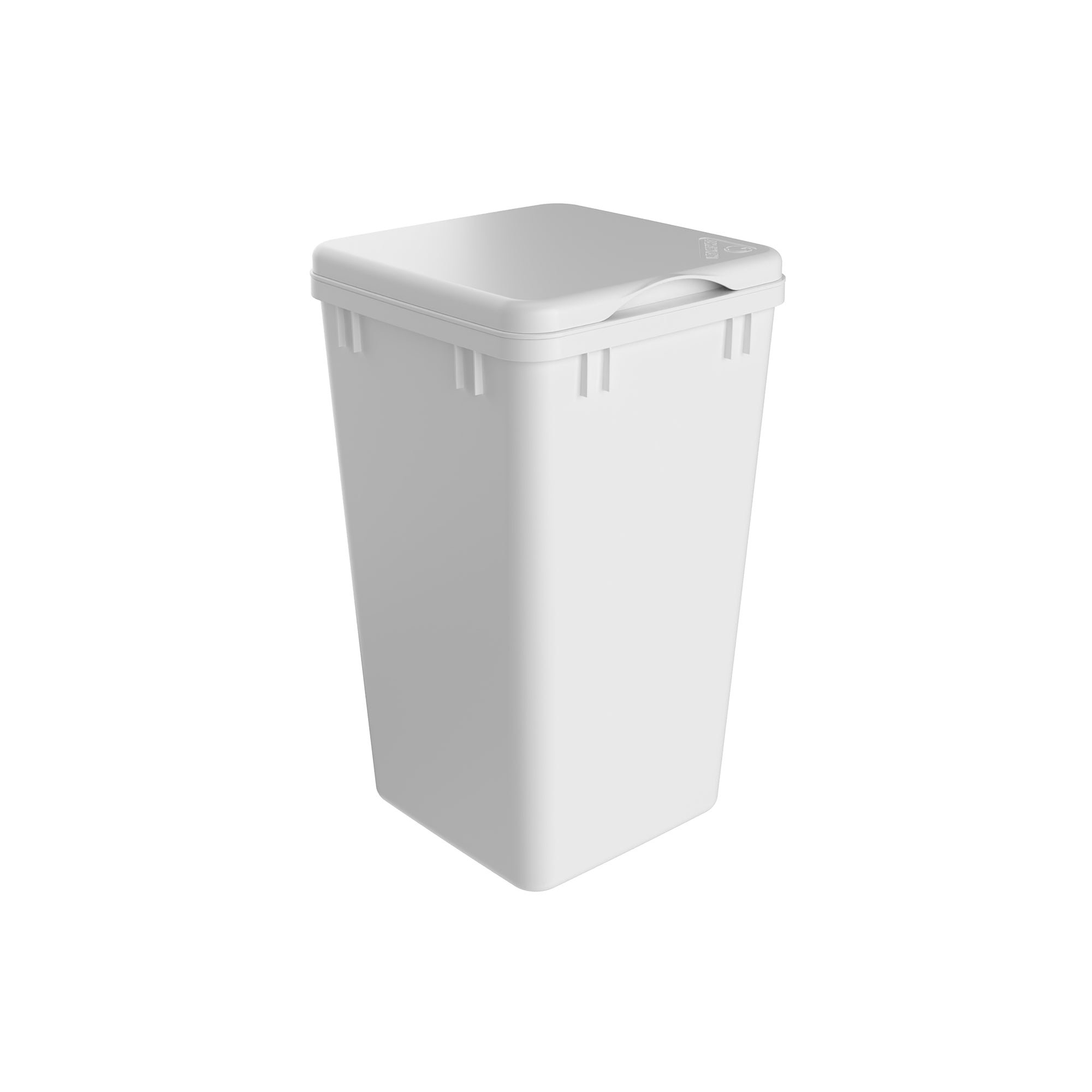 Rev-A-Shelf 27 qt. Trash Can Replacement Lid, White (Lid Only), RV-1024-LID-1-40