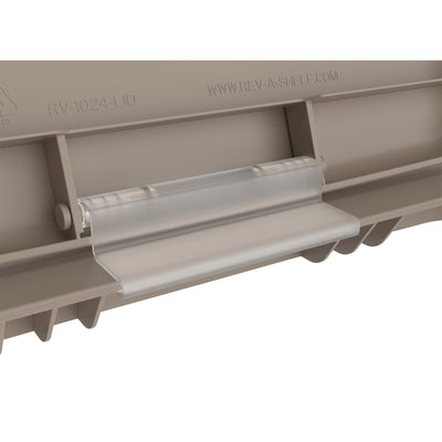 Rev-A-Shelf 27 qt. Trash Can Replacement Lid, Champagne, RV-1024-LID-12-1-40 - VMInnovations