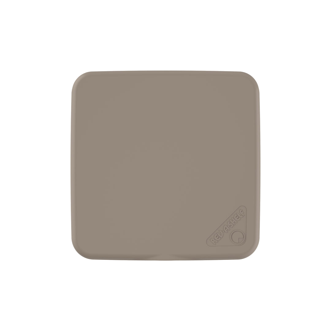 Rev-A-Shelf 27 qt. Trash Can Replacement Lid, Champagne, RV-1024-LID-12-1-40 - VMInnovations