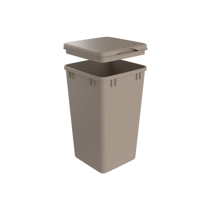 Rev-A-Shelf 27 qt. Trash Can Replacement Lid, Champagne, RV-1024-LID-12-1-40 - VMInnovations