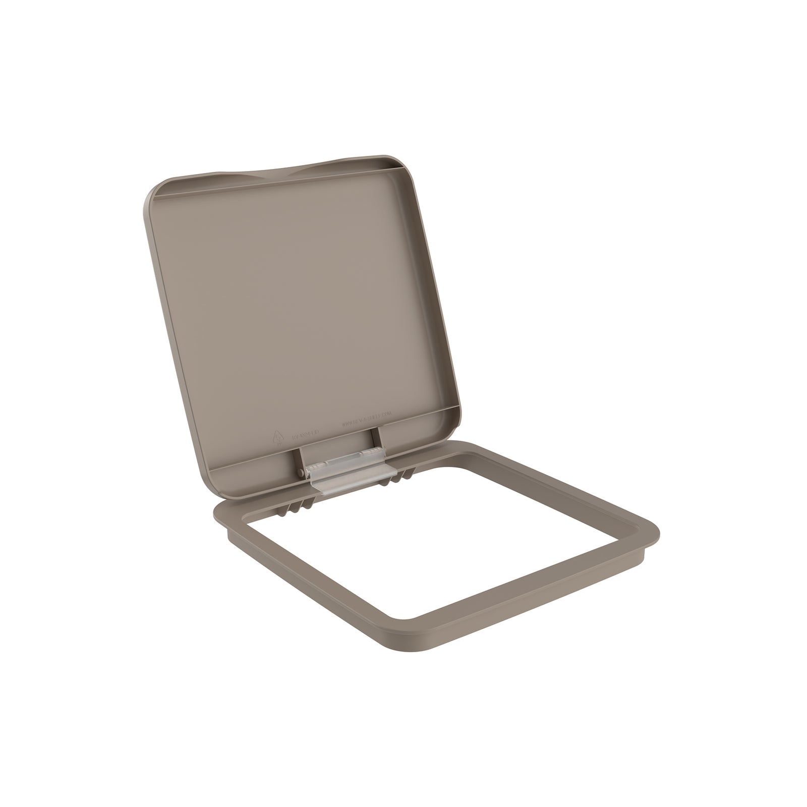 Rev-A-Shelf 27 qt. Trash Can Replacement Lid, Champagne, RV-1024-LID-12-1-40 - VMInnovations
