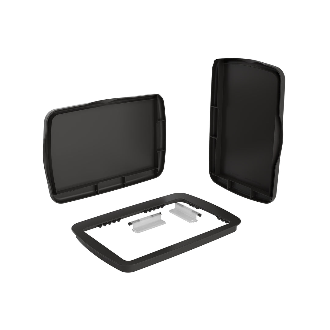 Rev-A-Shelf 27 qt. Trash Can Replacement Lid, Orion Gray, RV-1024-LID-13-1-40 - VMInnovations