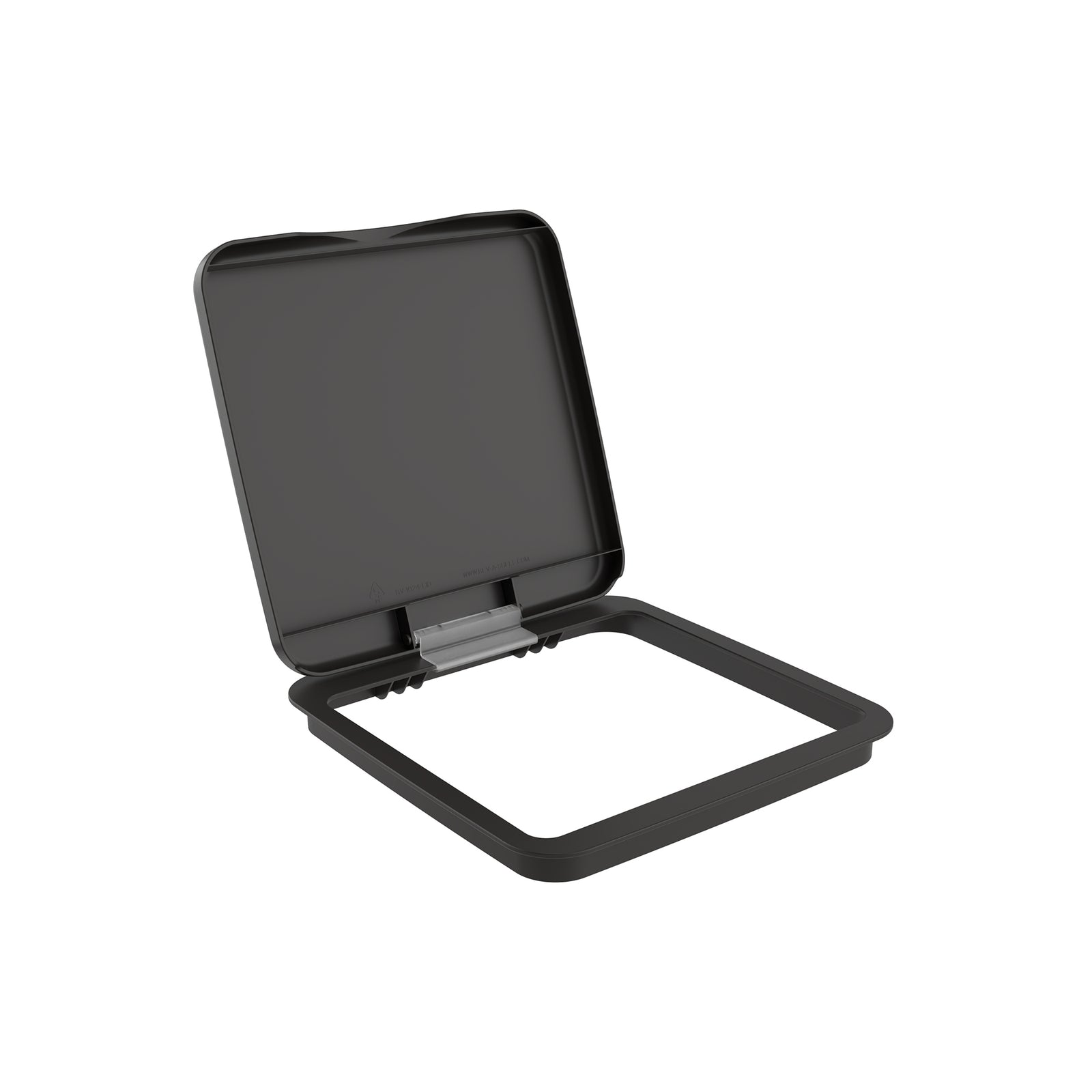 Rev-A-Shelf 27 qt. Trash Can Replacement Lid, Orion Gray, RV-1024-LID-13-1-40 - VMInnovations