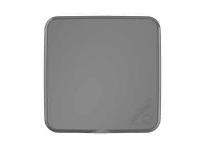 Rev-A-Shelf 27 qt. Trash Can Replacement Lid, Silver, RV-1024-LID-17-1-40 - VMInnovations