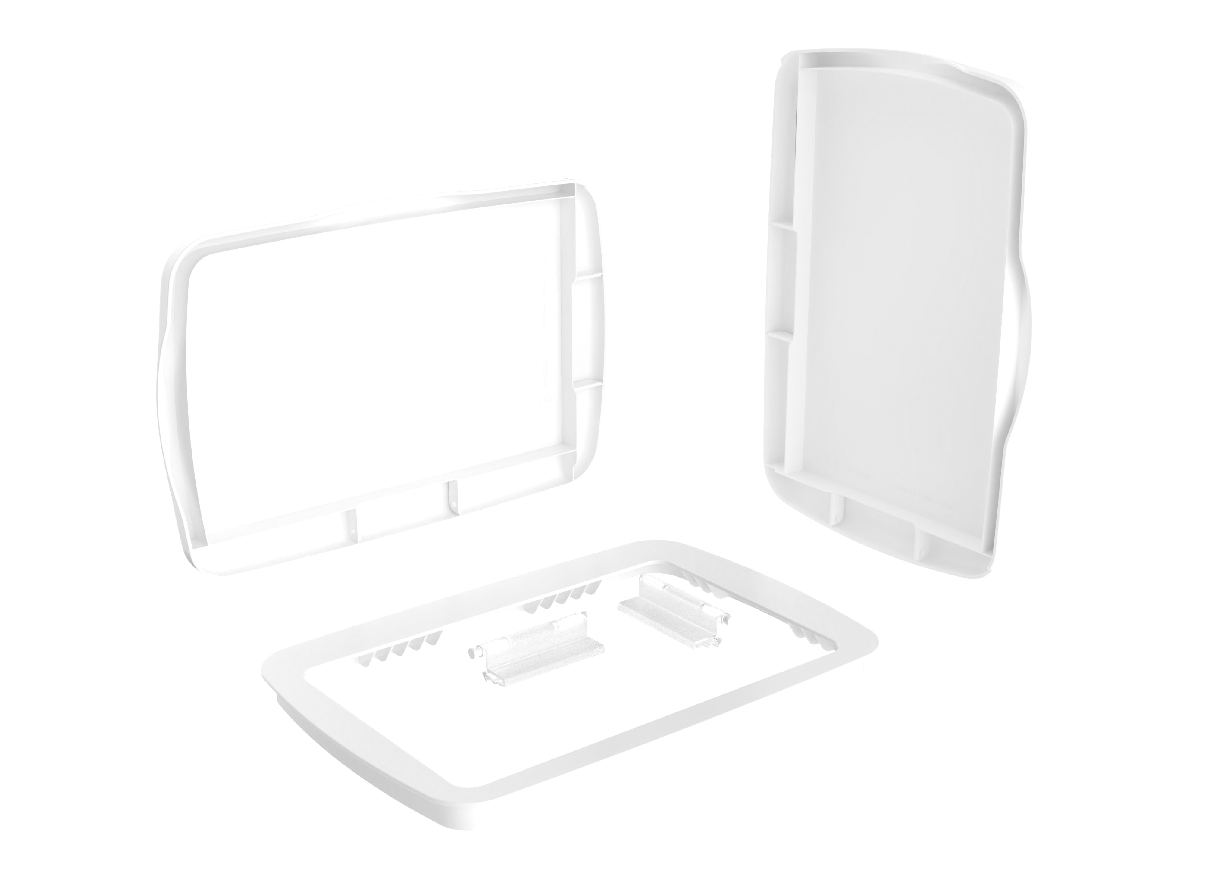 Rev-A-Shelf 32 qt. Trash Can Replacement Lid, White (Lid Only), RV-32-LID-1-40