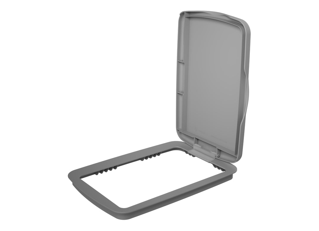 Rev-A-Shelf 32 qt. Trash Can Replacement Lid, Gray (Lid Only), RV-32-LID-14-1-40 - VMInnovations