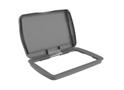 Rev-A-Shelf 32 qt. Trash Can Replacement Lid, Gray (Lid Only), RV-32-LID-14-1-40 - VMInnovations