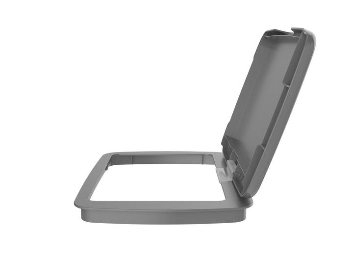 Rev-A-Shelf 32 qt. Trash Can Replacement Lid, Silver, RV-32-LID-17-1-40 - VMInnovations