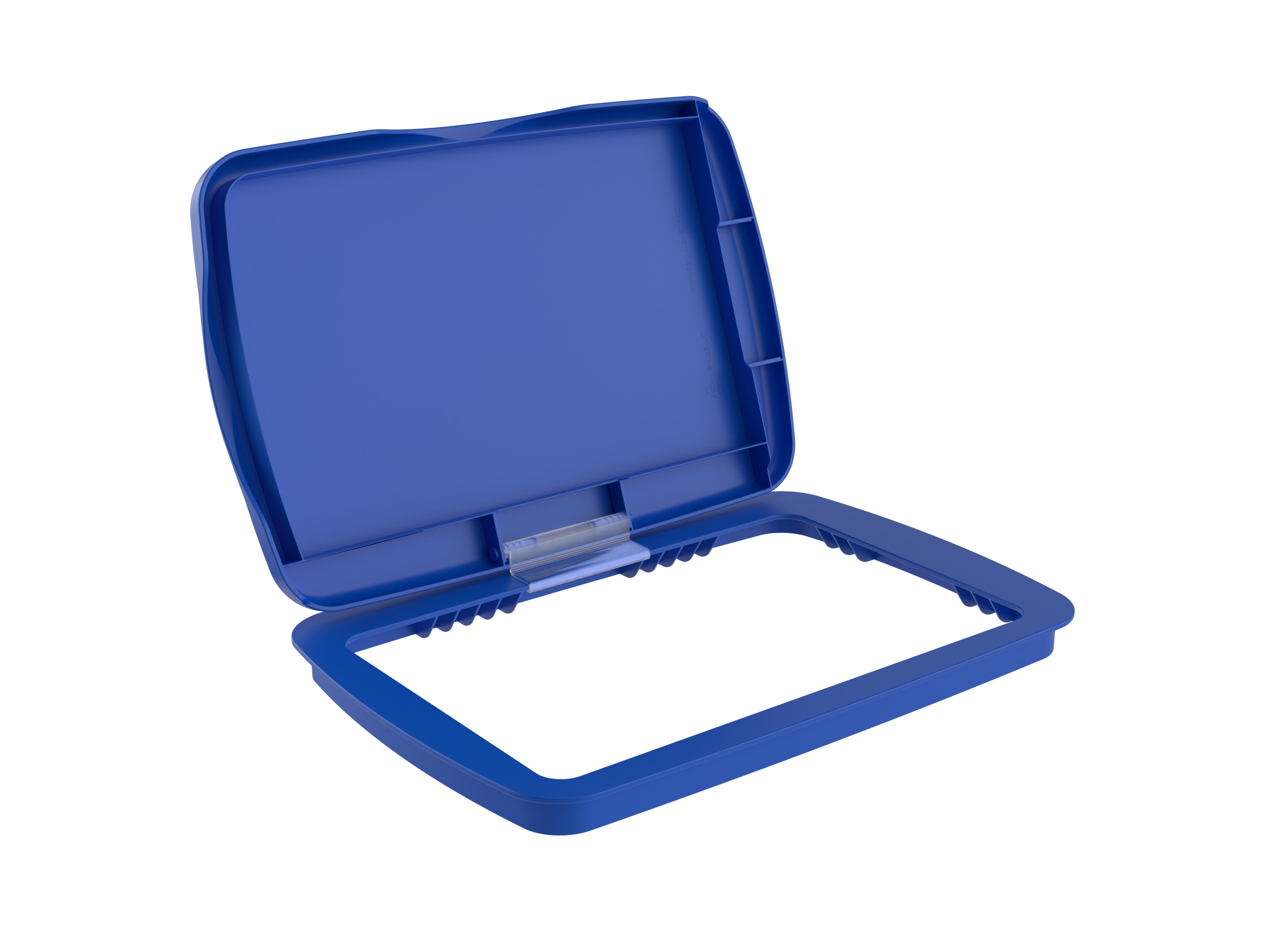 Rev-A-Shelf 32 qt. Trash Can Replacement Lid, Blue (Lid Only), RV-32-LID-22-1-40 - VMInnovations
