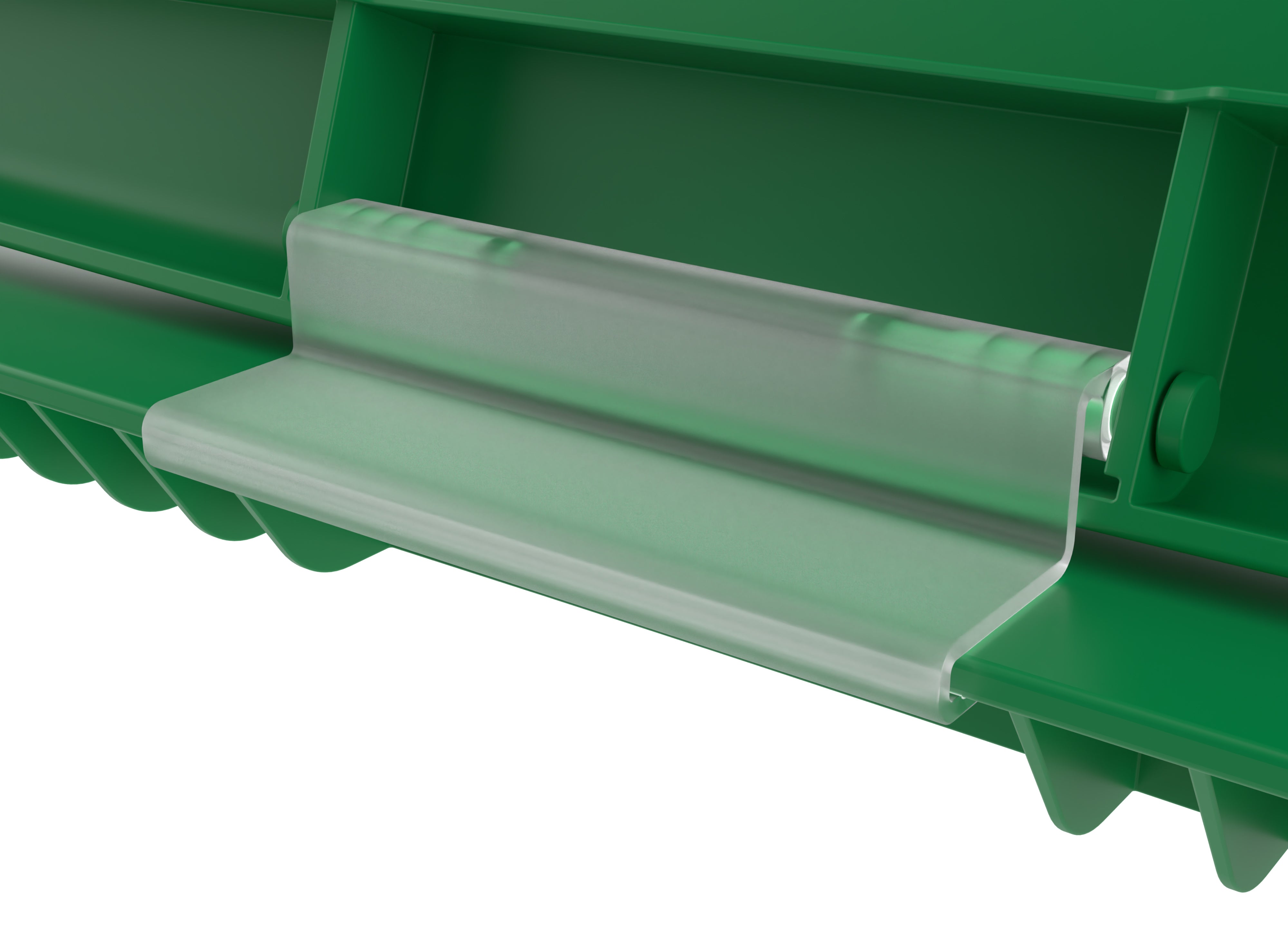 Rev-A-Shelf 32 qt. Trash Can Replacement Lid, Green (Lid Only), RV-32-LID-G-1-40 - VMInnovations