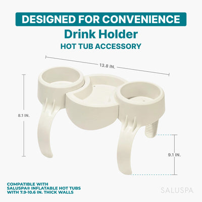 Bestway Drink Holder, Cup Holder w Tray for Inflatable Hot Tub & Spa (Open Box) - VMInnovations