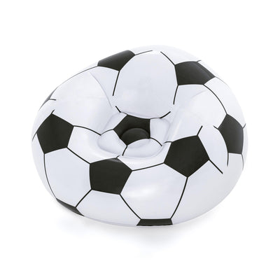 Bestway 45" x 44" x 26"/1.14m x 1.12m x 66cm Beanless Soccer Ball Chair - VMInnovations