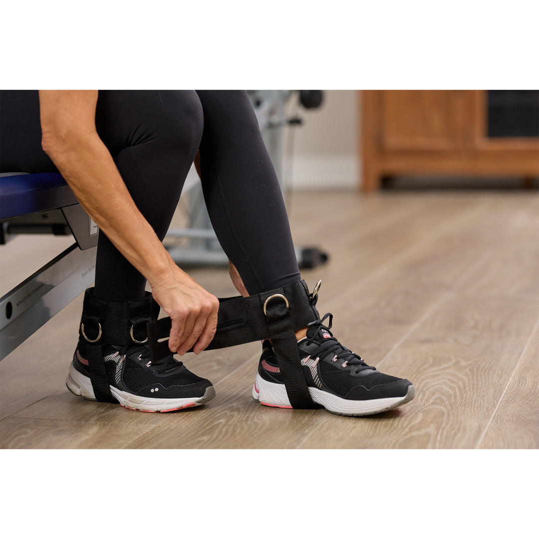 Total Gym Ankle Cuff Workout Accessory, Lower Body Strength Training, Set of 2