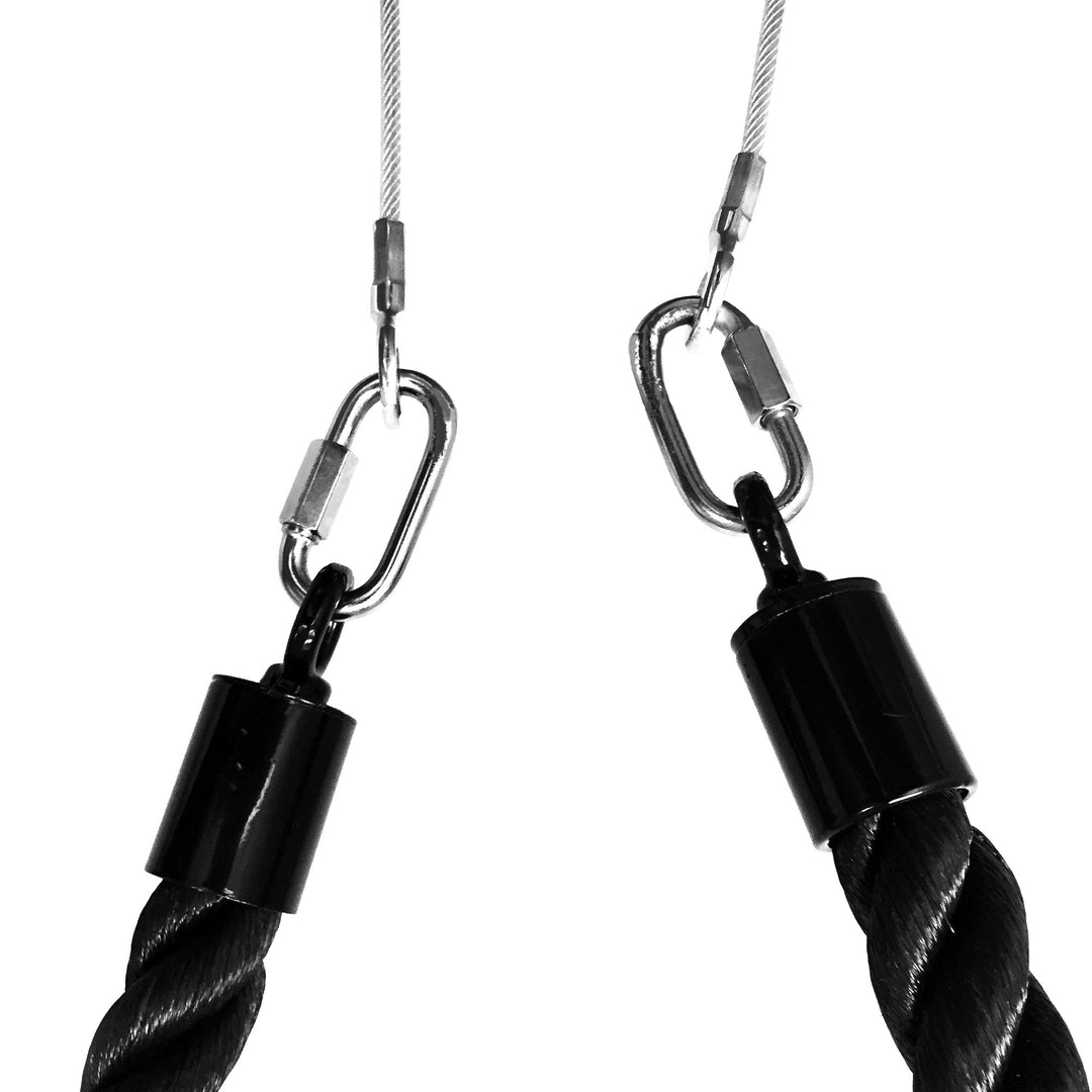 Total Gym Triceps Rope for Triceps, Back, Shoulder and Core Training, Set of 2