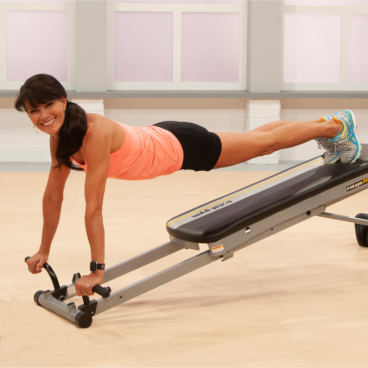Total Gym Upper Body System w/ Dip Bars and Press-Up Bars for Strength Training