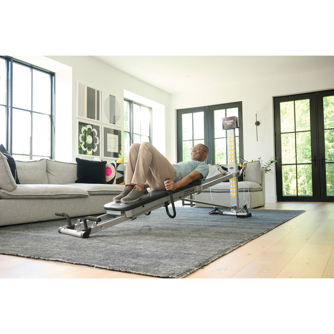 Total Gym Upper Body System w/ Dip Bars and Press-Up Bars for Strength Training