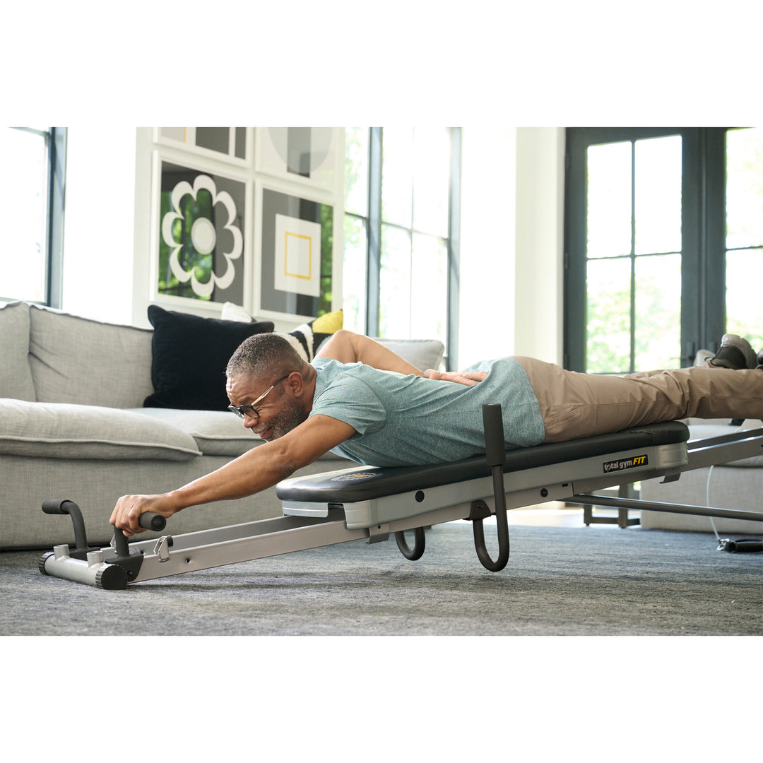 Total Gym Upper Body System w/ Dip Bars and Press-Up Bars for Strength Training