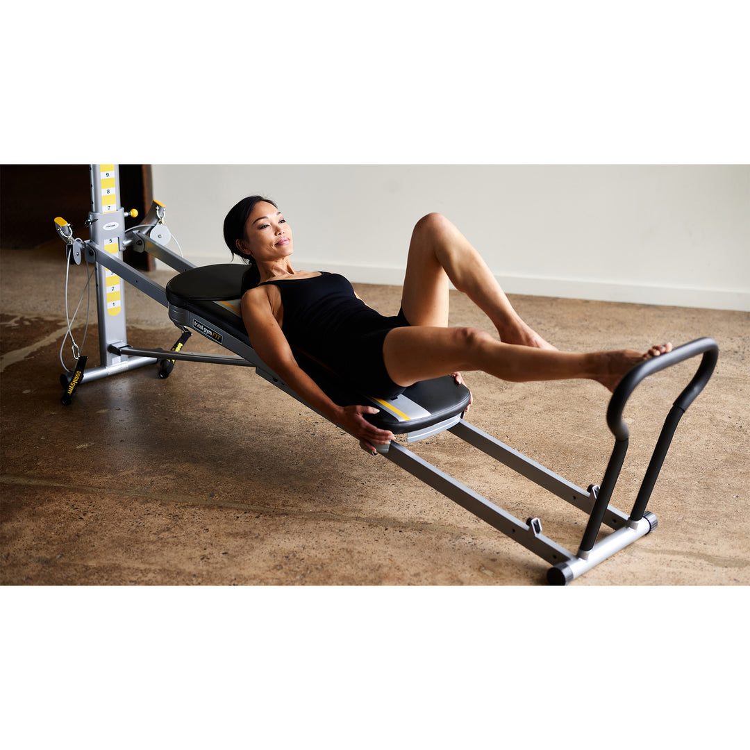Total Gym Pilates Toe Bar Attachment for Extended Range and Upper Body Training - VMInnovations