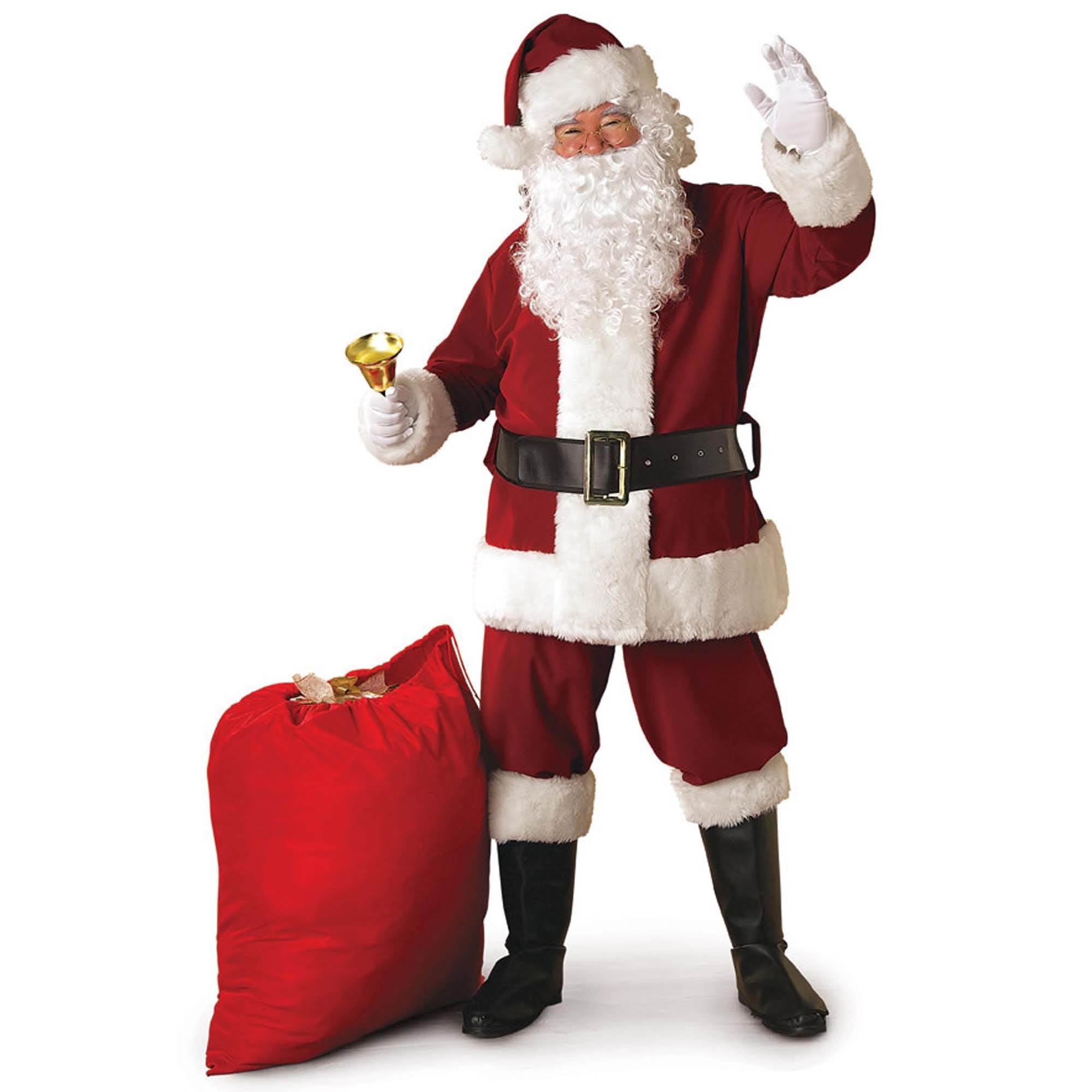 Rubies Costume Adult Mens Crimson Regal Santa Claus Suit (Open Box)