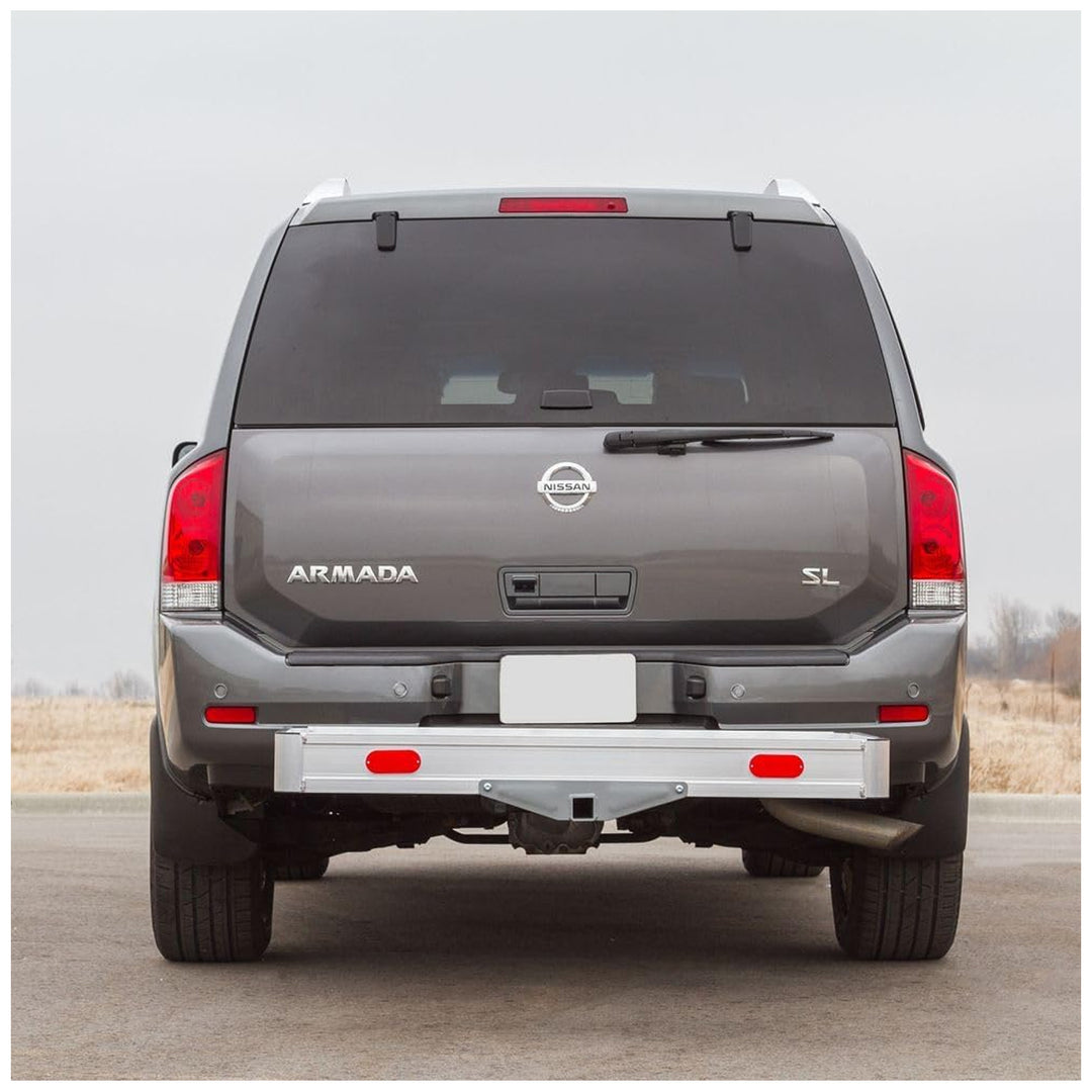 Elevate Outdoor Aluminum Tray Premium Cargo Carrier for Class III or IV 2" Hitch