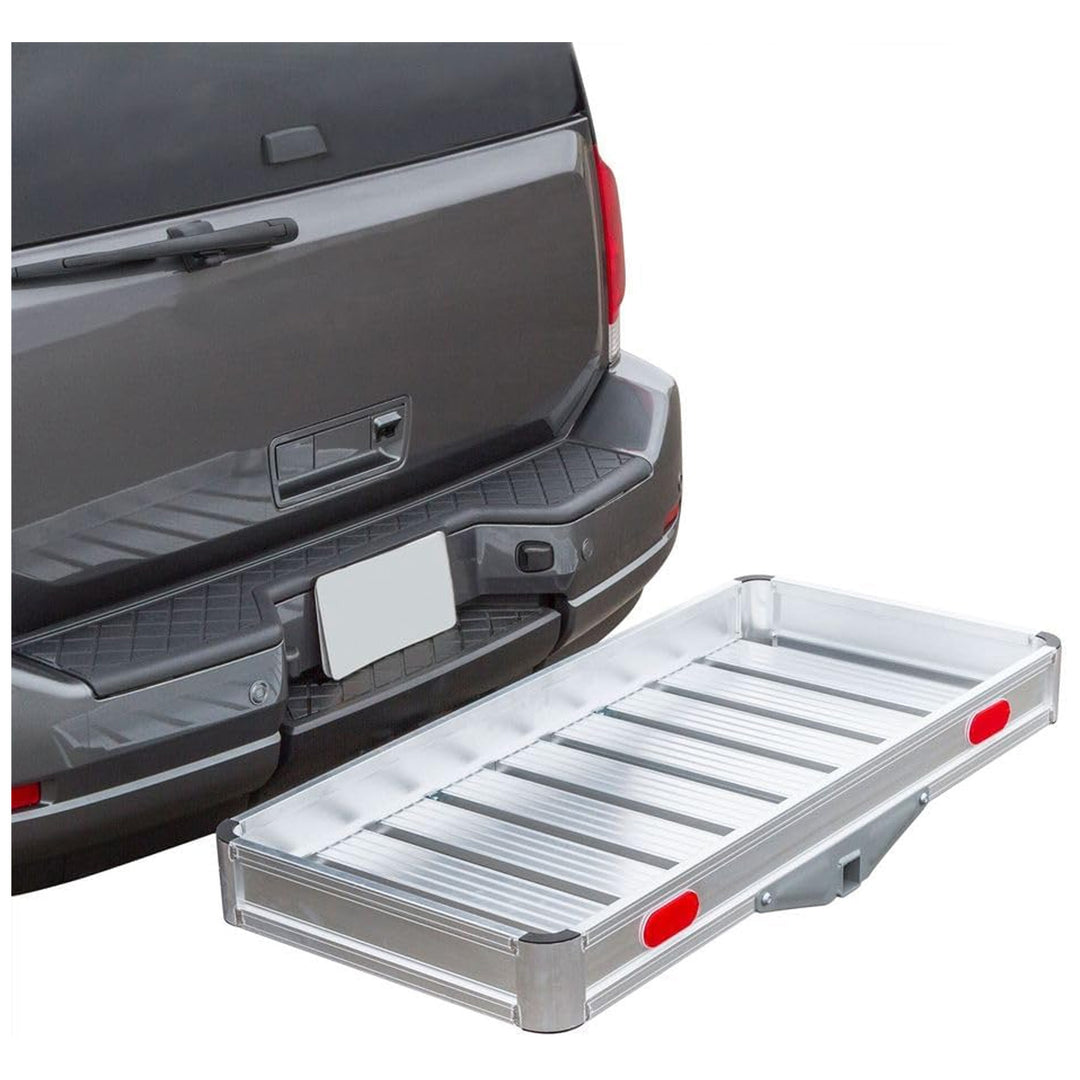 Elevate Outdoor Aluminum Tray Premium Cargo Carrier for Class III or IV 2" Hitch
